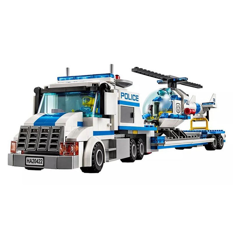 City Police Police Helicopter Chase Building Blocks Building Set for Kids
