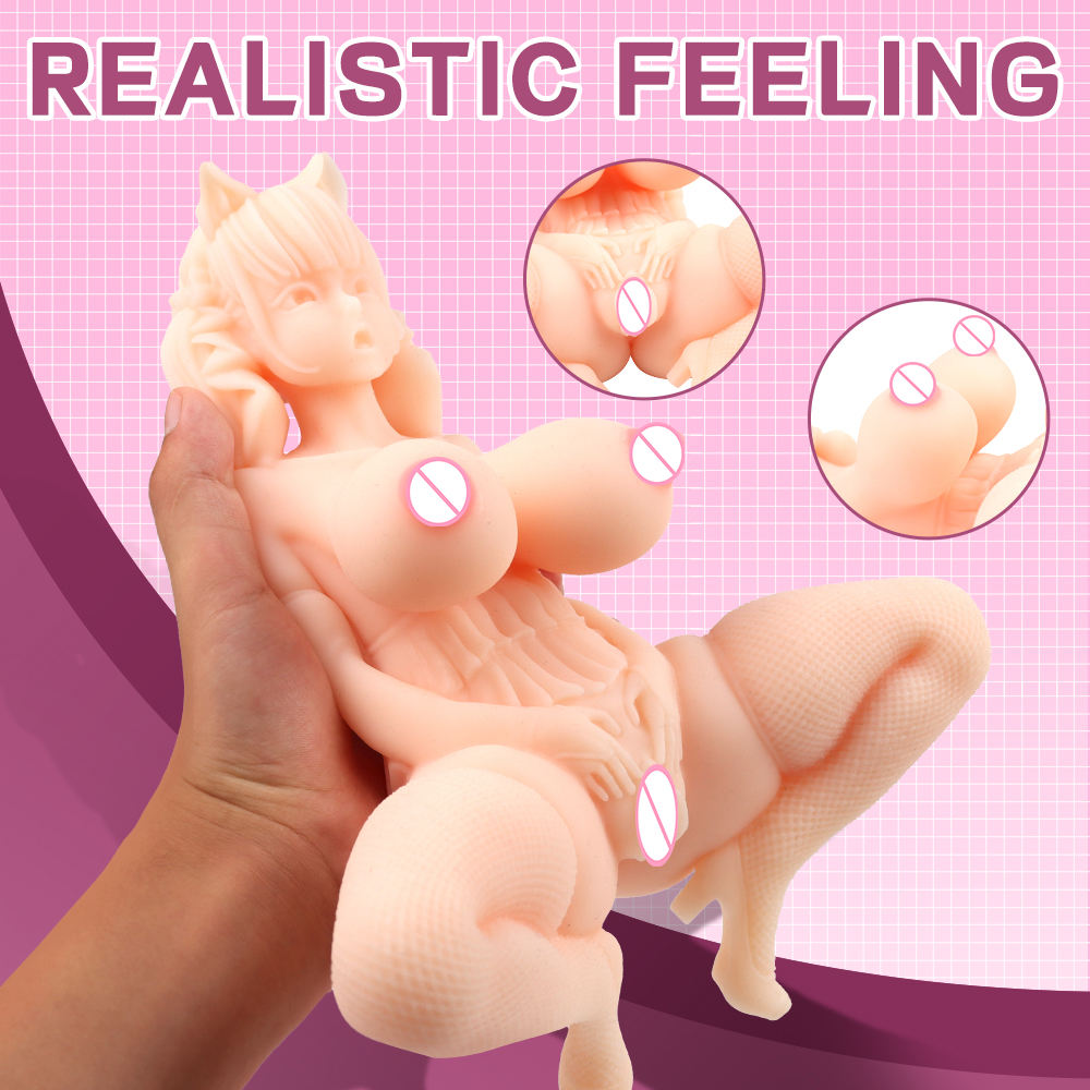 Sex Doll for Man Skeleton Full Body Adult Toys Handheld Sex Toys Male Masturbation Cup Real Silicone Vaginal Big Ass with Pussy Toys for Masturbating Liquid Silicone