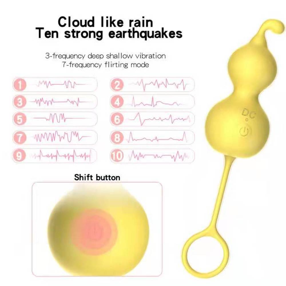 G Spot Vibrators Egg Sex Toys Magic Vaginal Massager Erotic Adult Toys Electric Sex Machine Heating Clitoris Stimulator Exercise Kegel Ball for Female