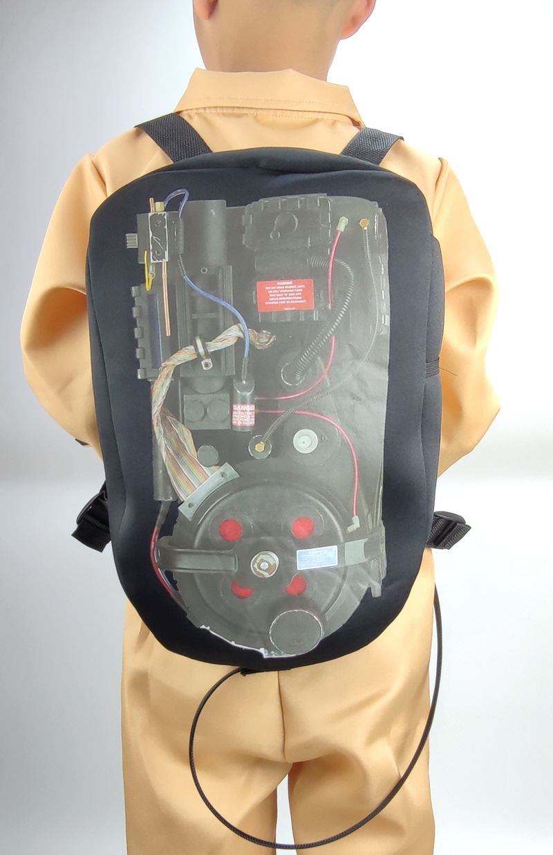 (130~140cm) Ghostbusters Fancy Dress Up Ghost Buster Outfit for Children World Book Day Costumes for Children