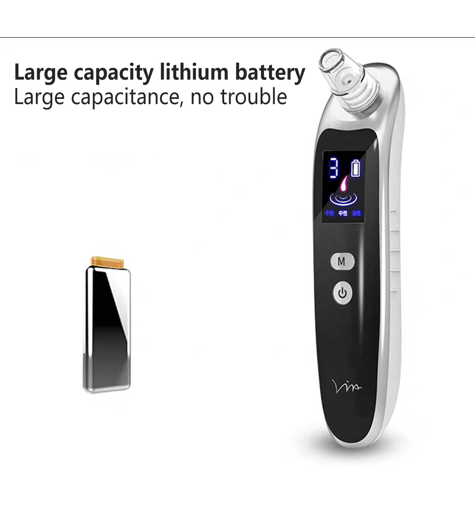 Electric Blackhead Remover Skin Care Fine Line Vacuum Suction Portable Face Equipment Beginner Professional Face Cleanser