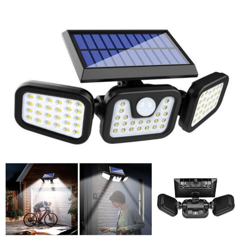 74 LED Solar Powered Outdoor Sensor Light Decking Patio Pathway Lighting