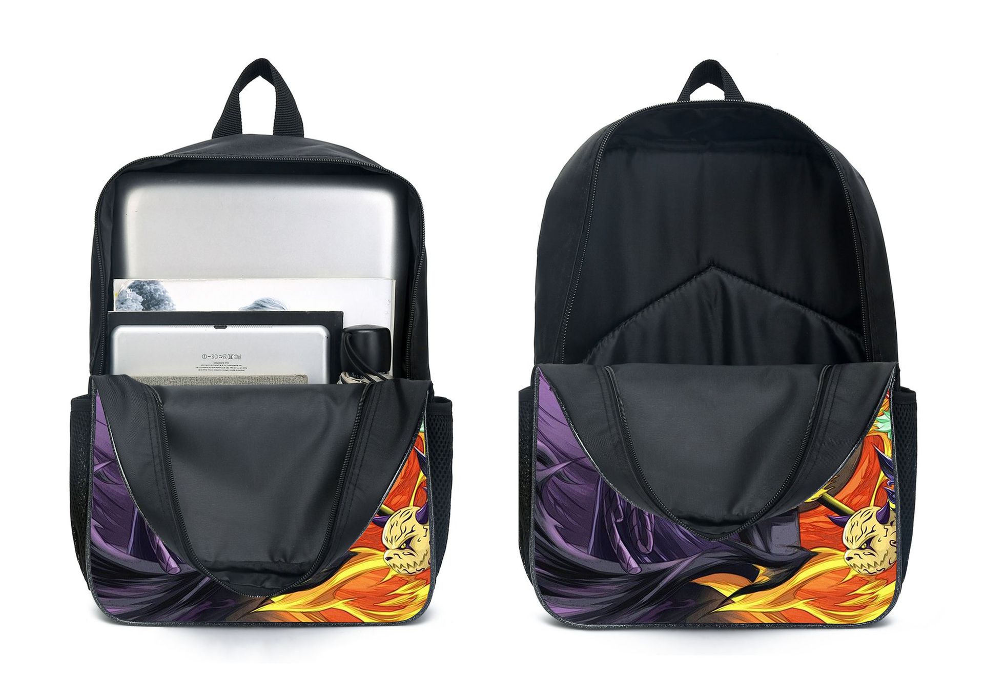 NARUTO Backpacks Kids School Backpack Sasuke School Bag 3D Printed Cartoon Anime School Bags for Boys