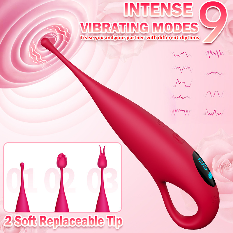 Women Sex Toy Wand Vibrator Female Adult Toys Sex Toys Vibrators with 9 Powerful Vibrations G Spot Vibrator Dildo for Nipple Anal Clitoris Stimulation