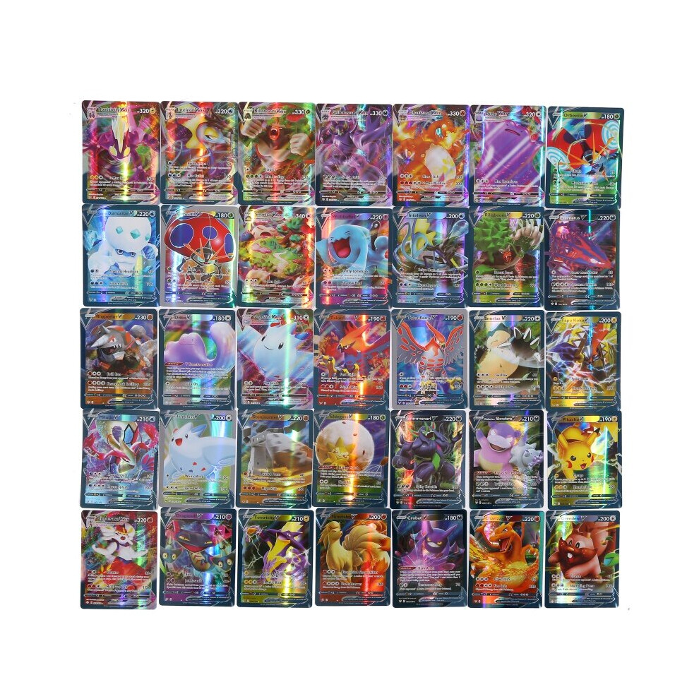100Pcs Vmax English Pokemon Cards Vmax Shining Game
