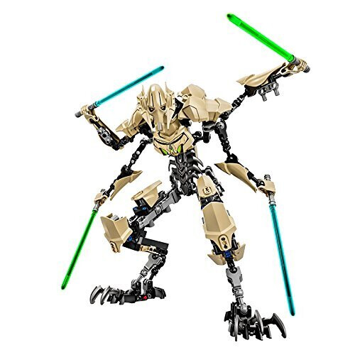 The Imperial Battle Droid General Grievous With Lightsabers Model Buildable Action Figur