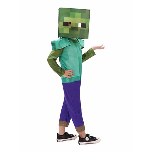 My World Zombies Cosplay Character Suit Kids Halloween Carnival Party Costume With