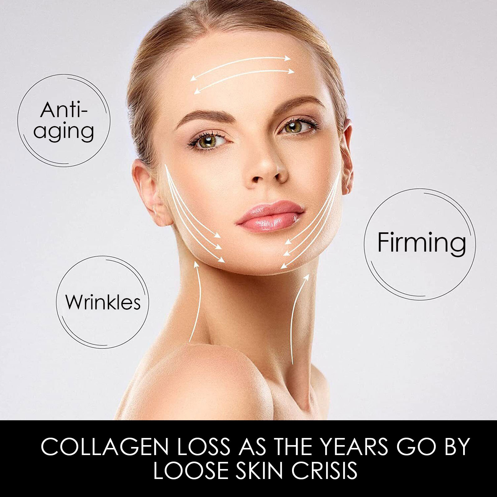 (1 PC) Collagen Boost Anti Aging Serum Wrinkle Removal Essence Moisturize Tightening Lifting Firming Spots Remover Fade Fine Lines Whitening Facial Skin Care