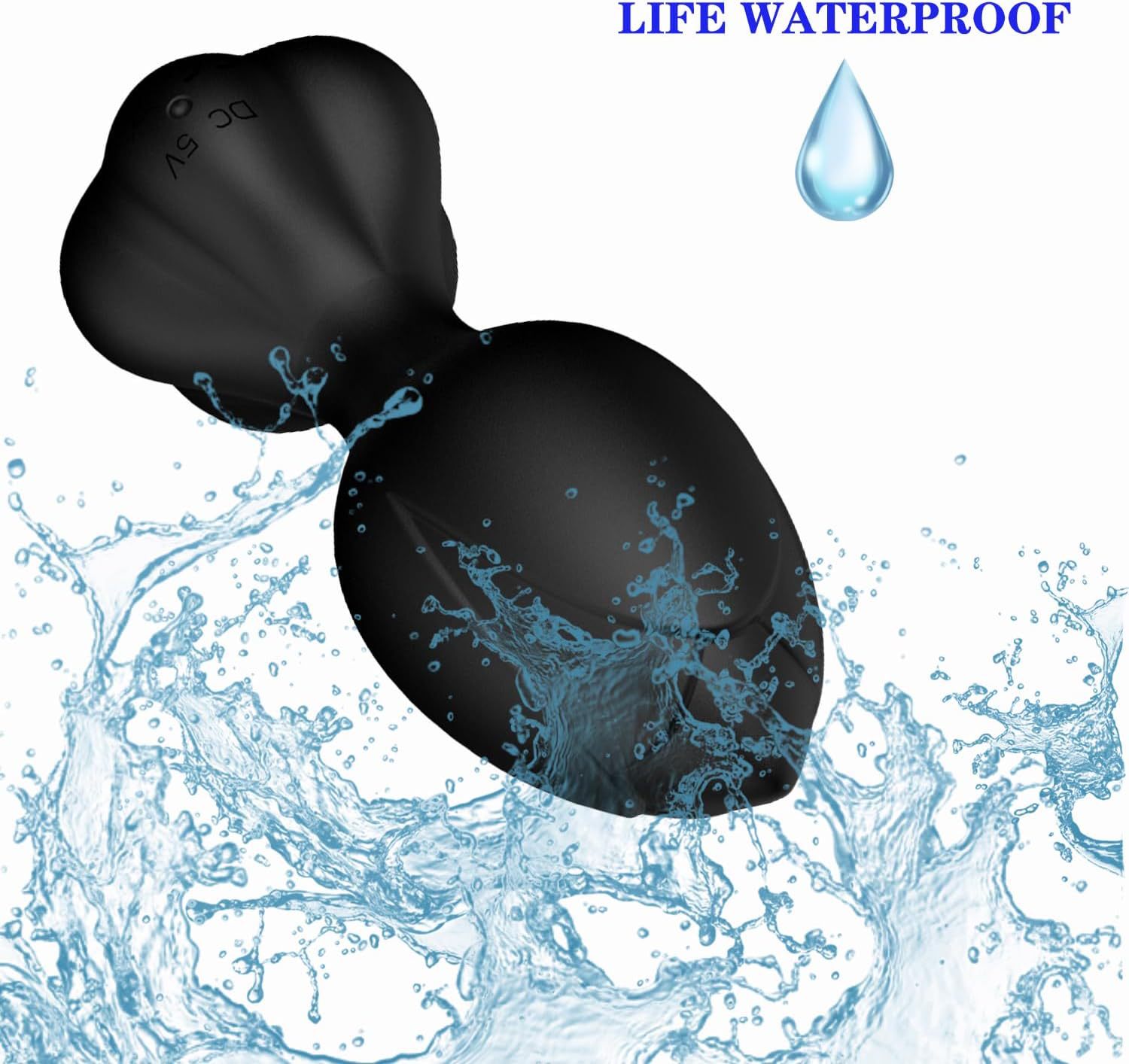 (Rose Red) Rose Anal Plug Vibrator Wireless Remote Butt Plug Love Egg Anal Vibrator Sex Toy For Woman Vibration G-Spot Jumping Egg Adult Products 10 Frequency