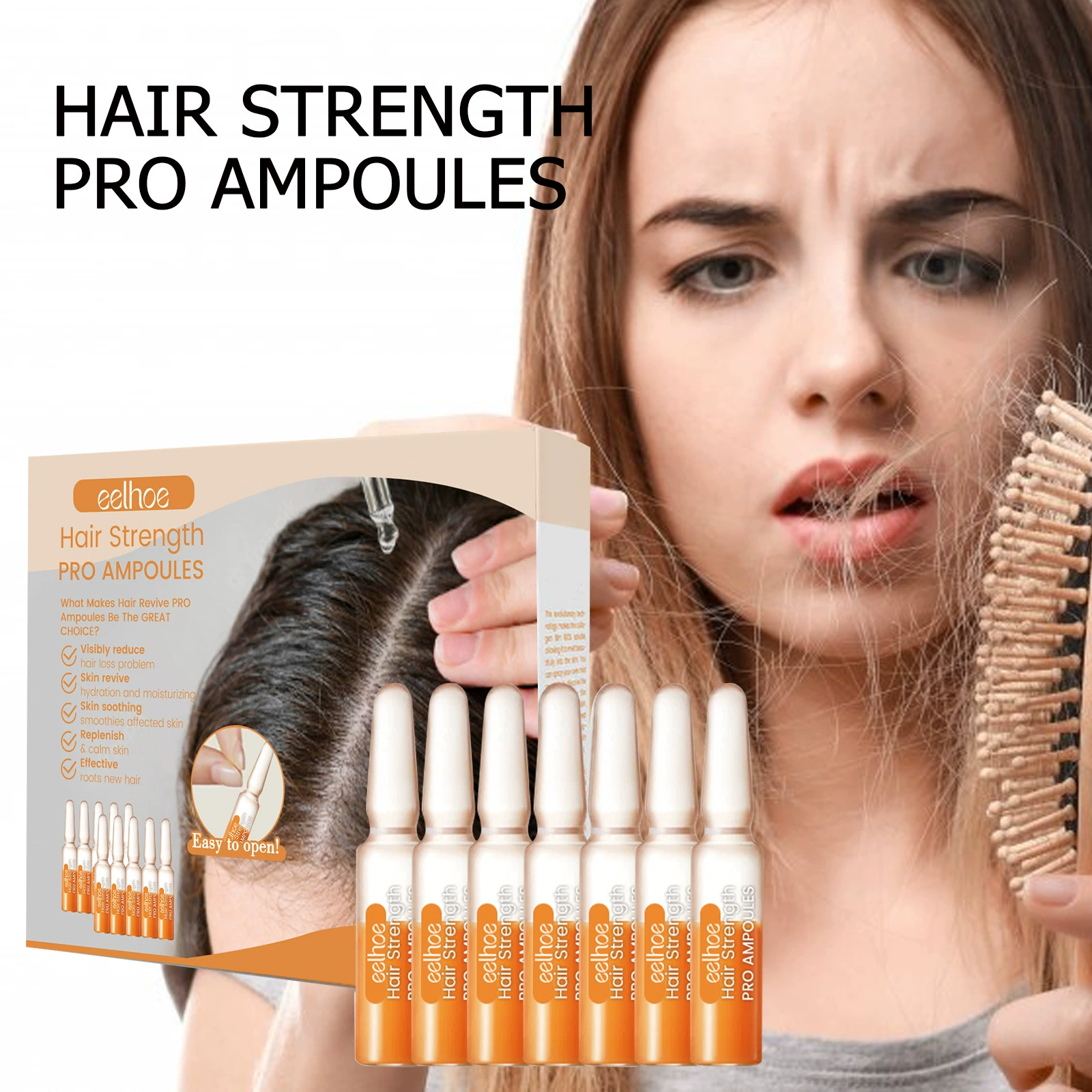 Fast Hair Regrowth Serum Repairing Nourish Follicles Anti Hair Thinning Serum