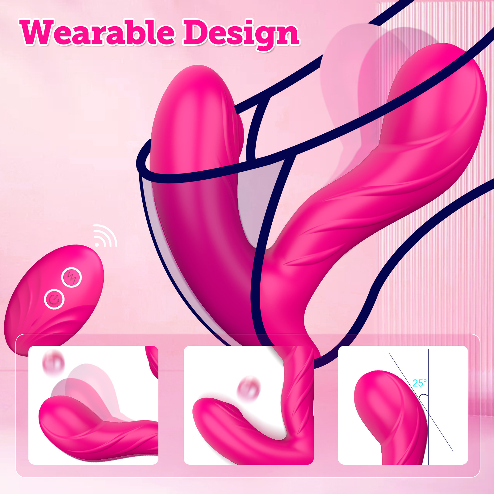 Sucking Vibrator Sex Toys for Women Remote Control Vibrators with 12 Vibration and Suction Modes Adult Sex Toy Clitoral Stimulator Vibrator Dildo Sex Toys