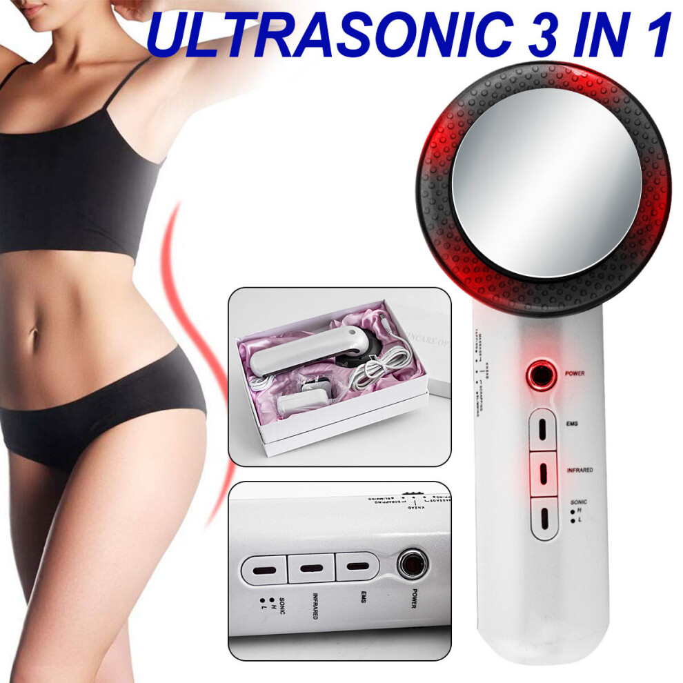3 in1 Ultrasonic Cavitation Fat Cellulite Remover Body Slimming Massager
