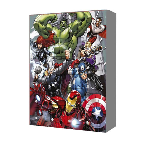 Christmas Advent Calendar Figures Avengers Marvel Super Heroes Figures Toys Xmas 24 Days Countdown Holiday Gift Box Playset New