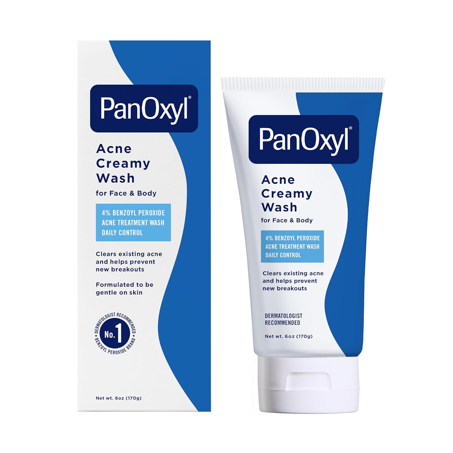 PanOxyl Acne Creamy Wash 4 Percent Benzoyl Peroxide 170g
