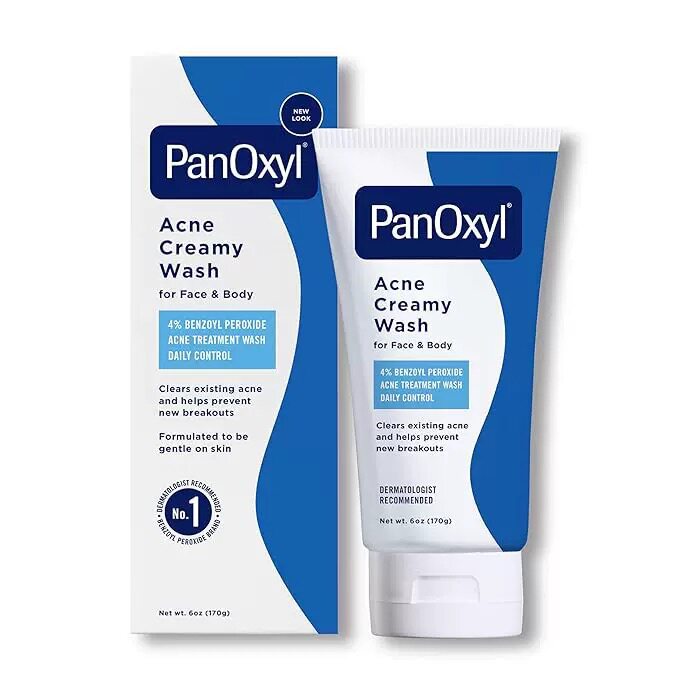 PanOxyl Acne Creamy Wash 4 Percent Benzoyl Peroxide 170g