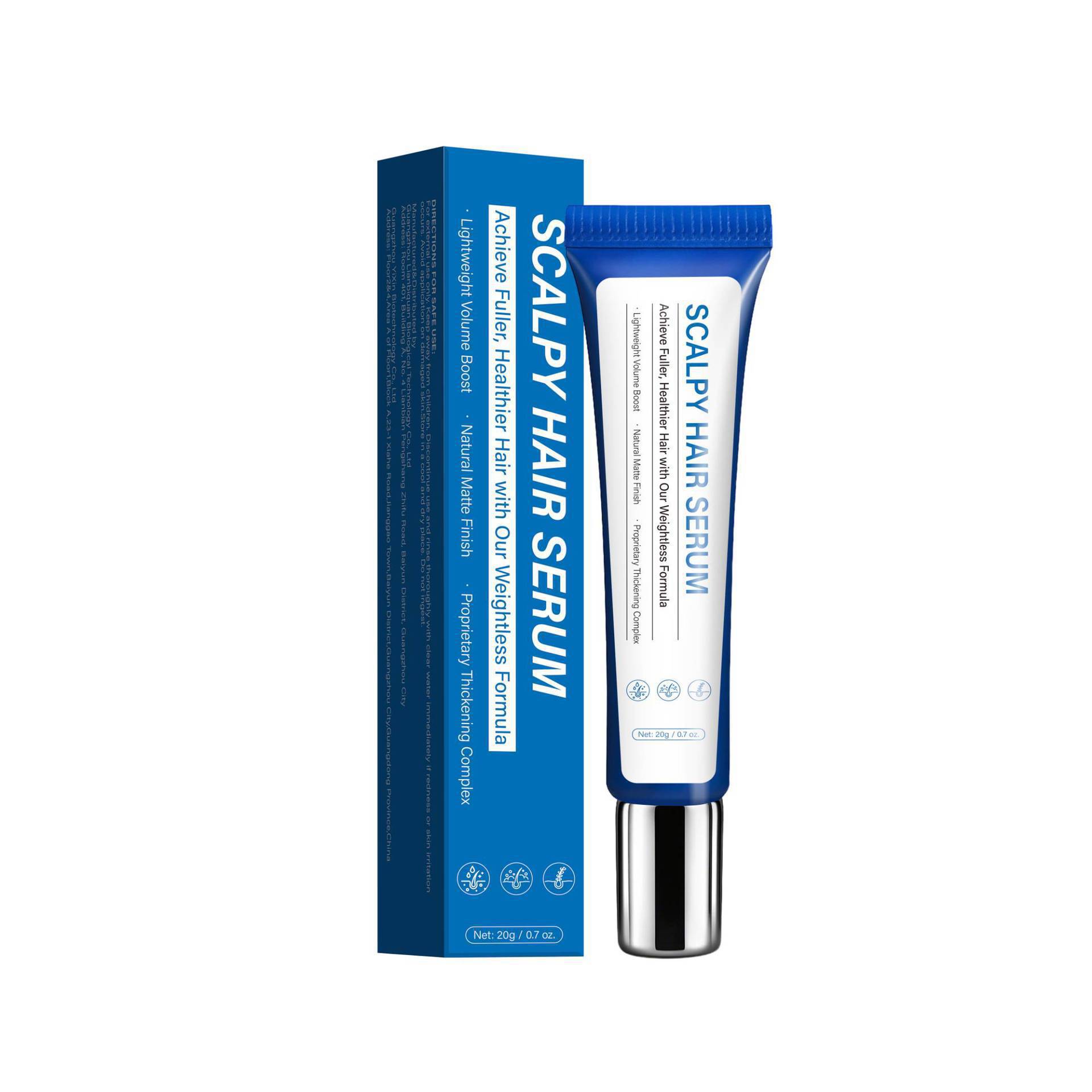 Scalp Hair Serum Nourishing Strengthening Revitalizing For Dry Scalp Thinning Hair Daily Root And Follicle Care Treatment 20g