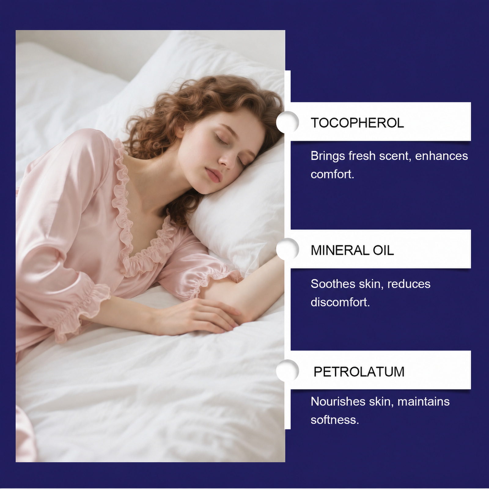 Sleep Care Patch Mild Protect Night Peace Comfort Sleep Soft Breathable Skin Friendly Care Patch