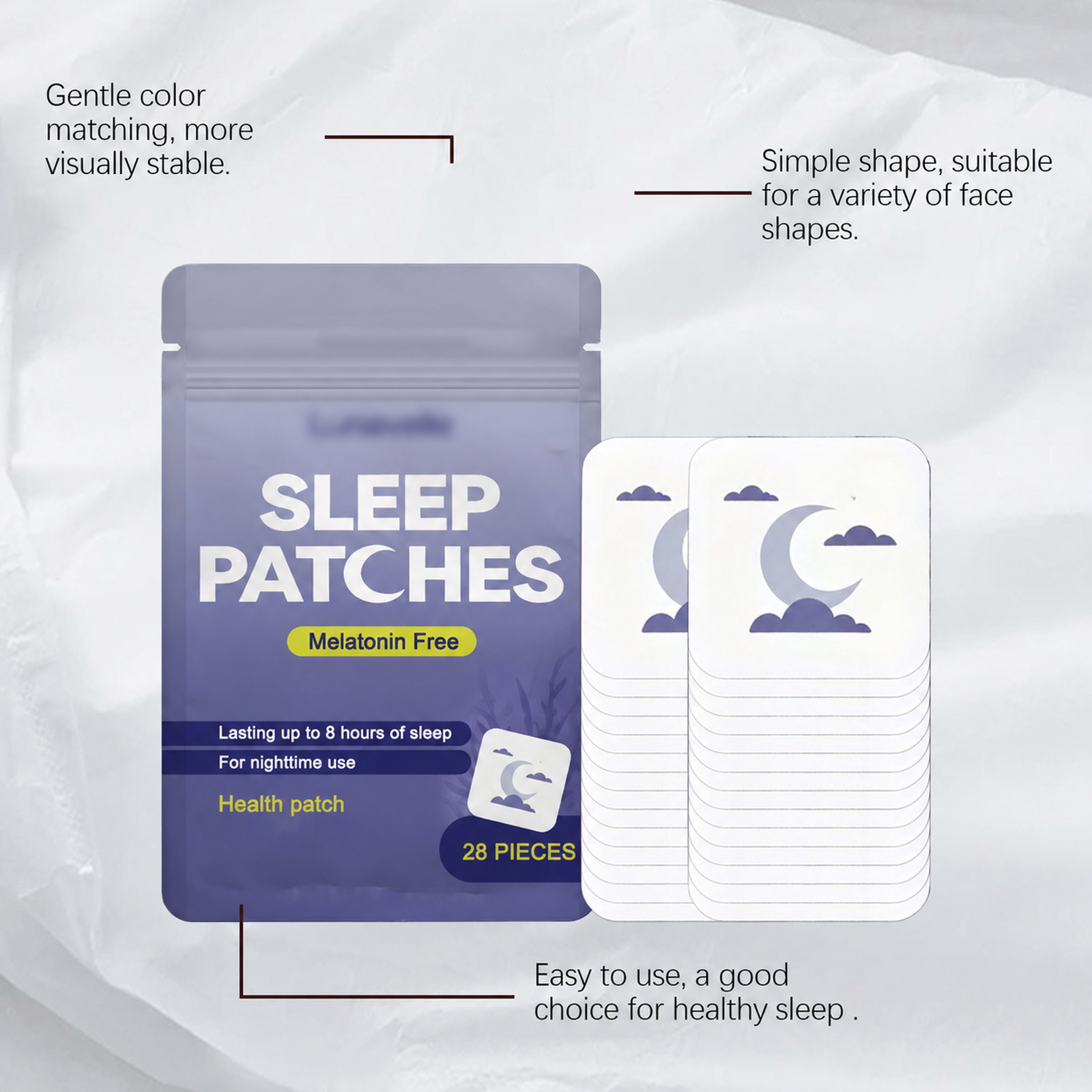 Sleep Care Patch Mild Protect Night Peace Comfort Sleep Soft Breathable Skin Friendly Care Patch