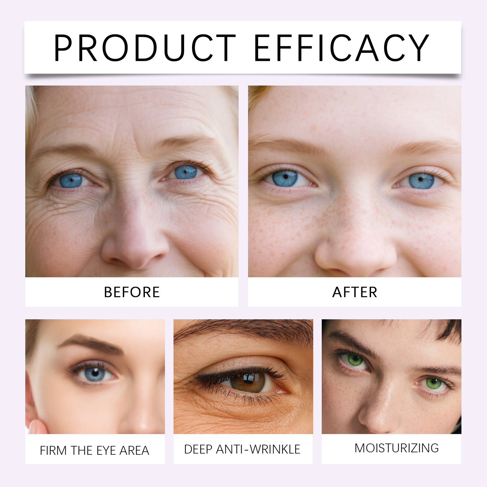 Moisturizing Eye Cream Skin Care Hydrate Eye Area Smooth Texture Light Non Greasy Soft Essence For Daily Eye Nourish