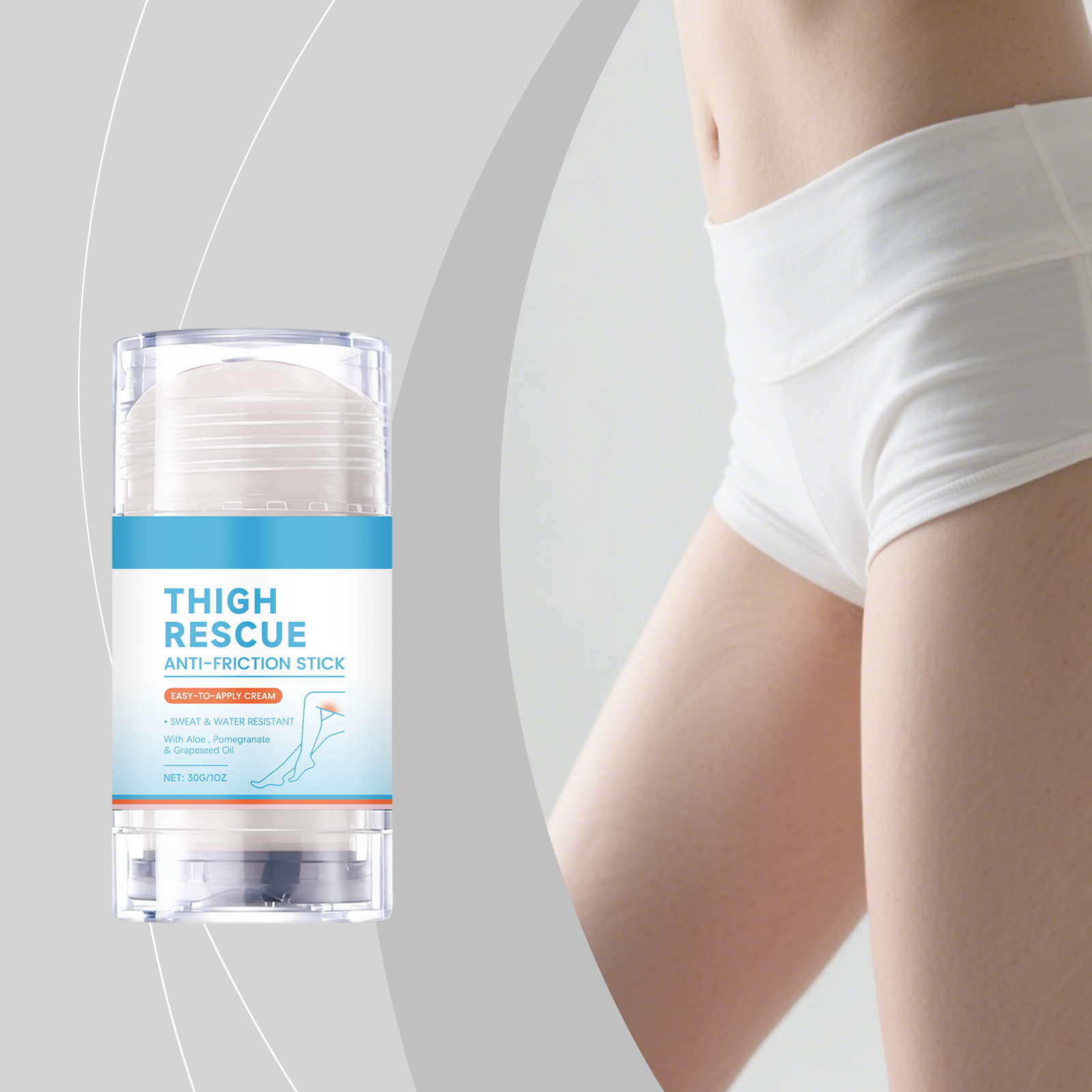 Body Anti Friction Care Stick Mild Moisturizing Skin Nourishing Smooth Comfort Daily External Body Care Lotion