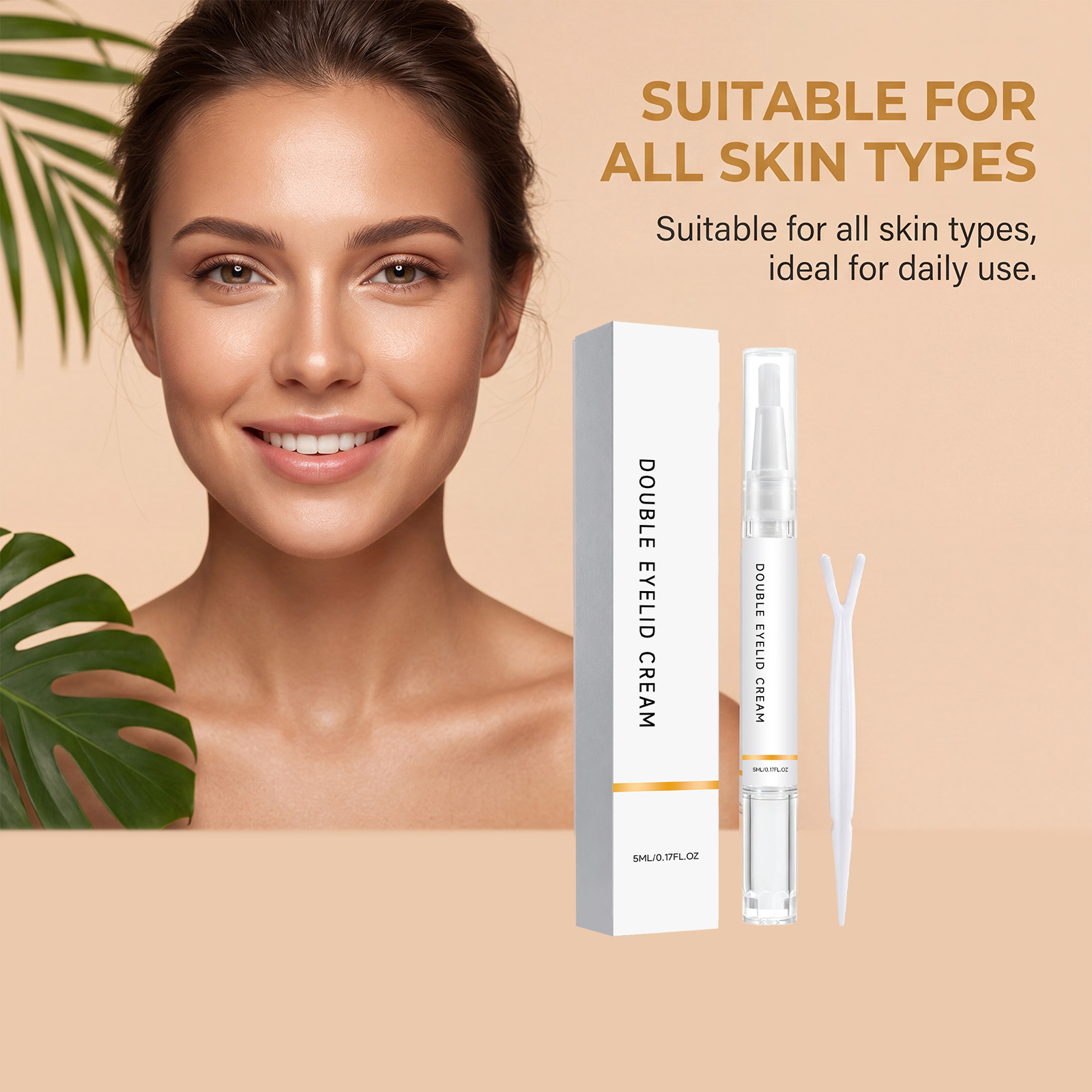 Double Eyelid Shaping Cream Light Film Easy Application No Makeup Marks Lift Eyelids Reshape Eye Contour