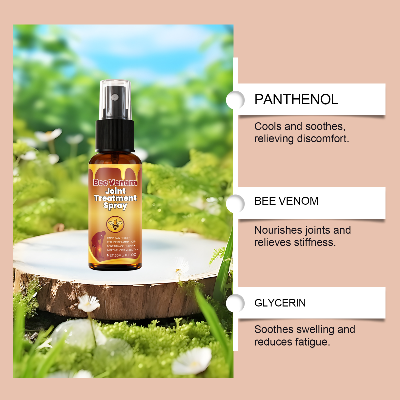 Body Care Mist Nourishing Mild Gentle Premium Ingredients Daily Protect Knee Whole Skin External Treatment Lotion