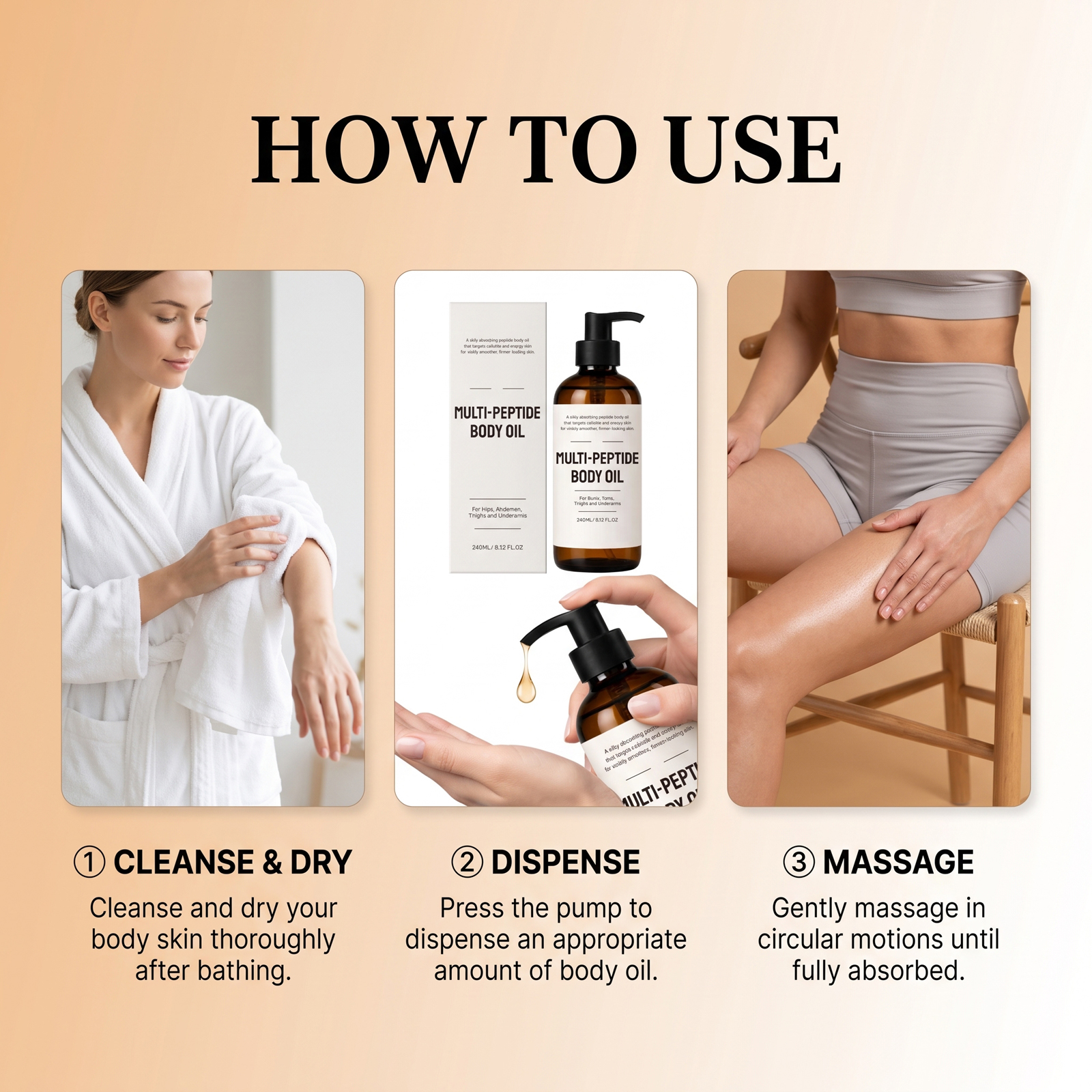 Moisturizing Body Essential Oil Delicate Silky Hydrate Skin Refreshing Non Greasy Daily Massage Body Care