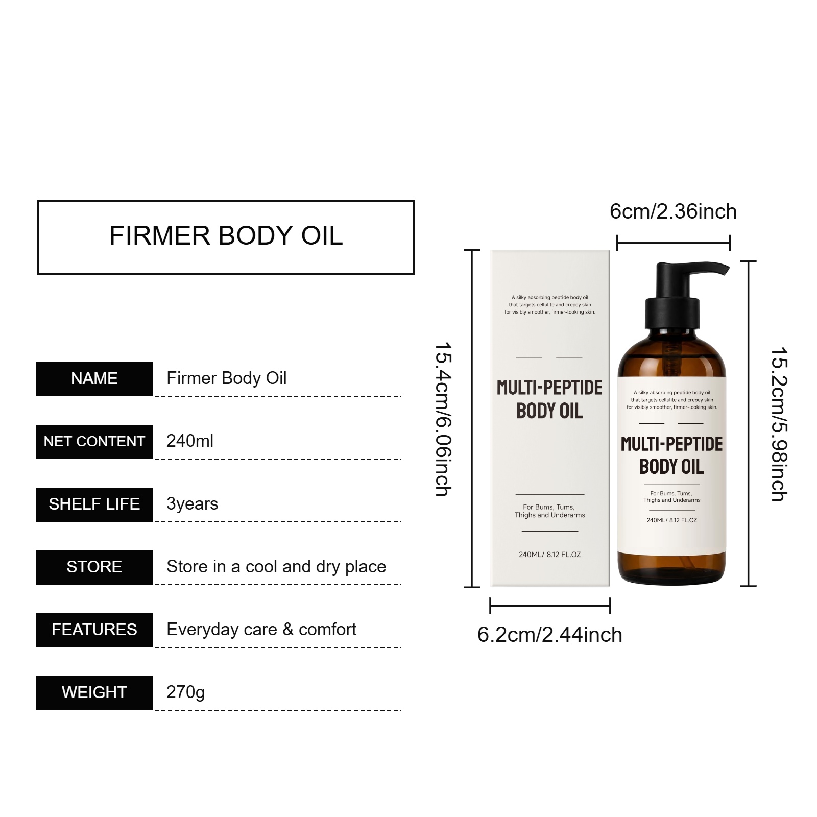 Moisturizing Body Essential Oil Delicate Silky Hydrate Skin Refreshing Non Greasy Daily Massage Body Care