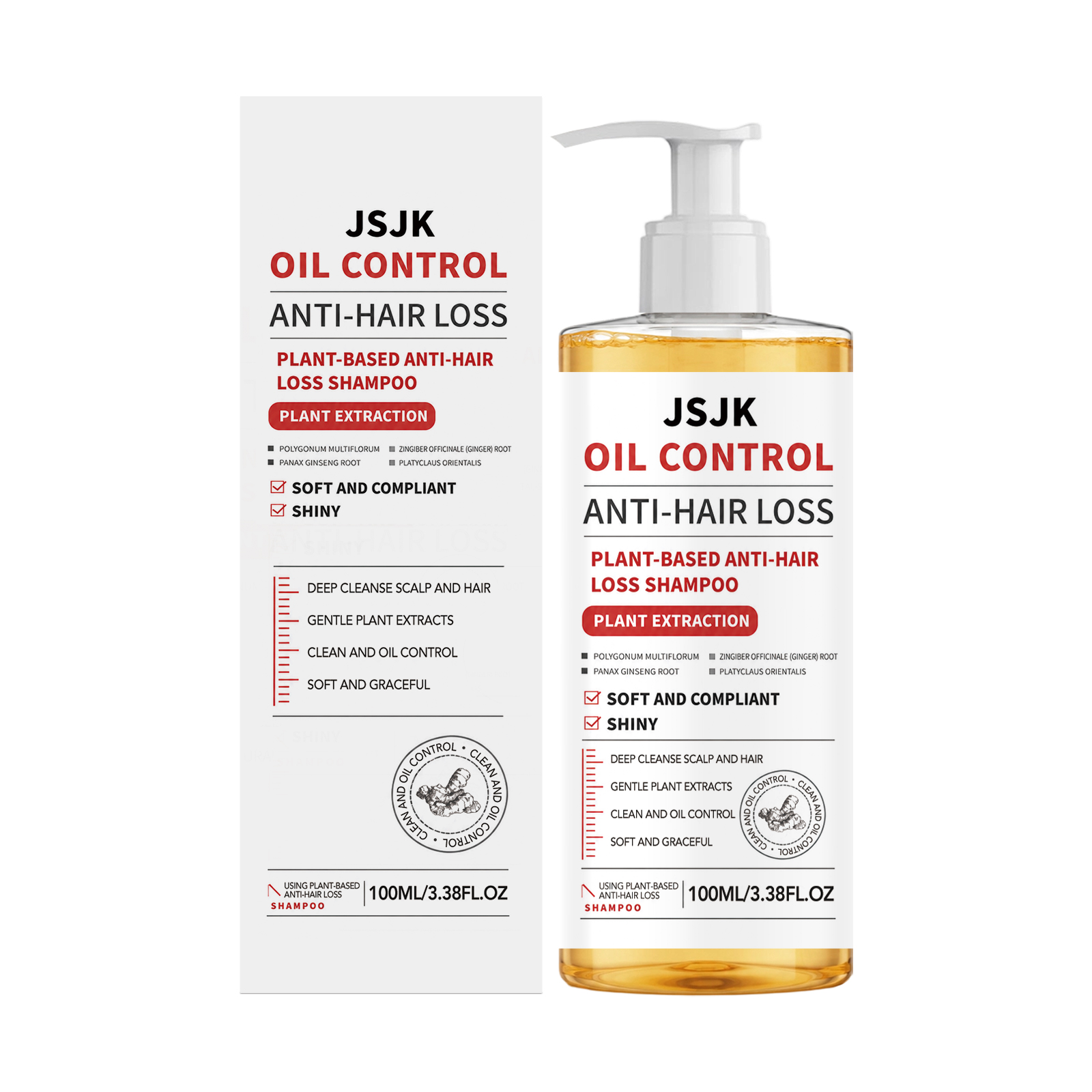 Mild Oil Control Hydrating Fluffy Hair Clean Soft Smooth Fresh Fragrance Shampoo Care
