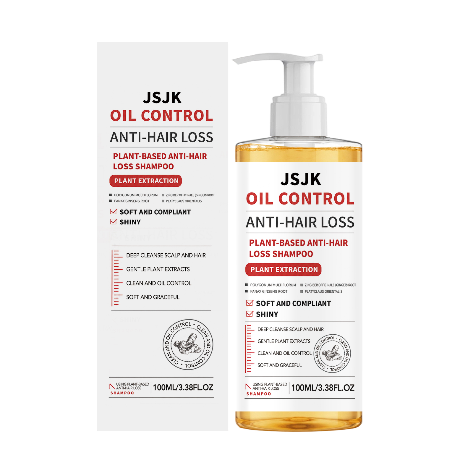 Mild Oil Control Hydrating Fluffy Hair Clean Soft Smooth Fresh Fragrance Shampoo Care