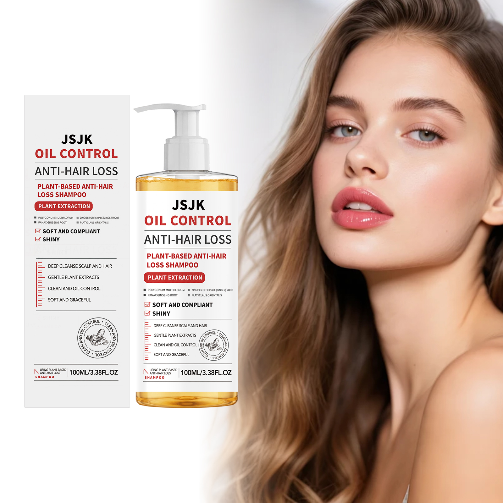 Mild Oil Control Hydrating Fluffy Hair Clean Soft Smooth Fresh Fragrance Shampoo Care