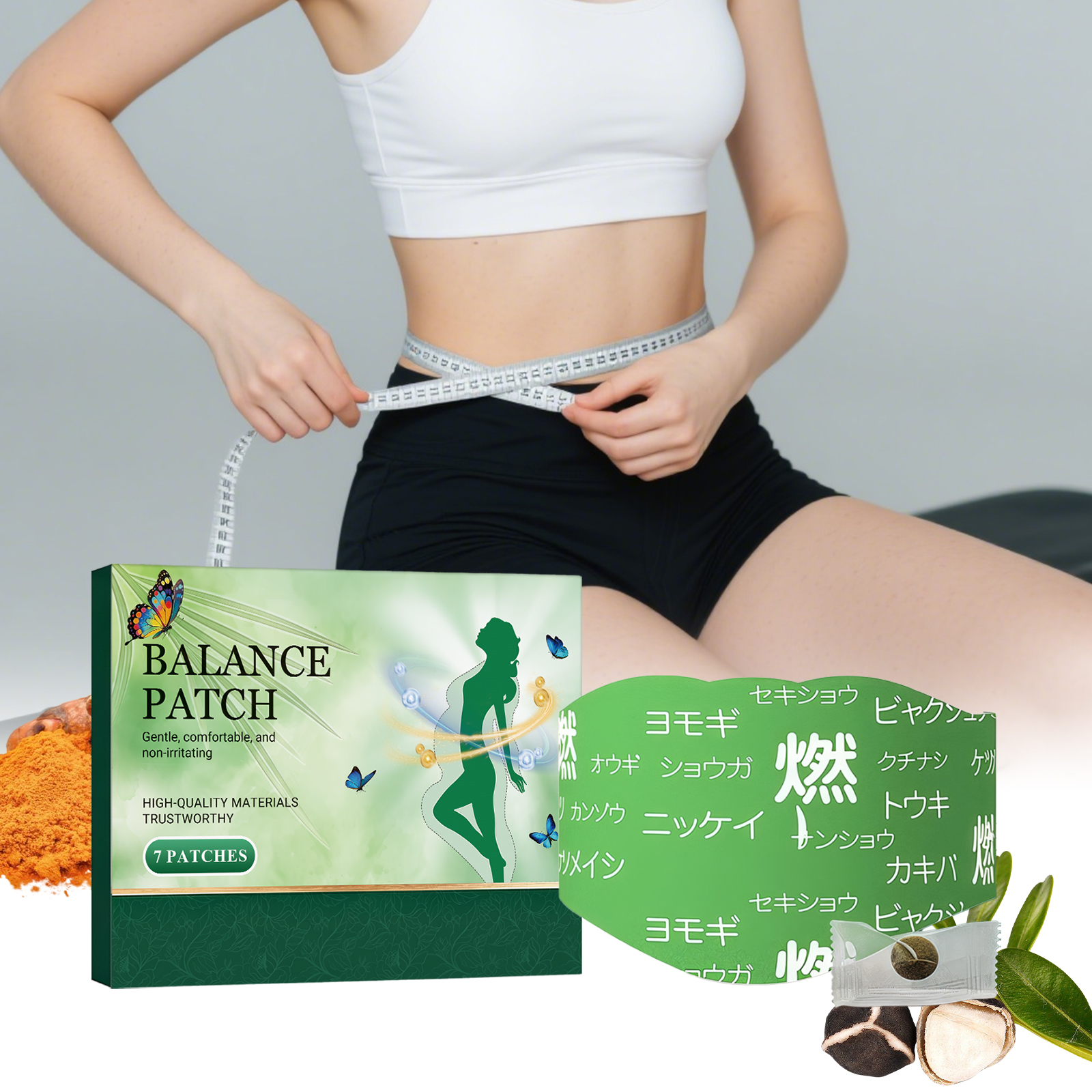 Body Balance Care Patch Mild Material Skin Friendly Comfort Convenient Figure Management Curve Shaping Sticker