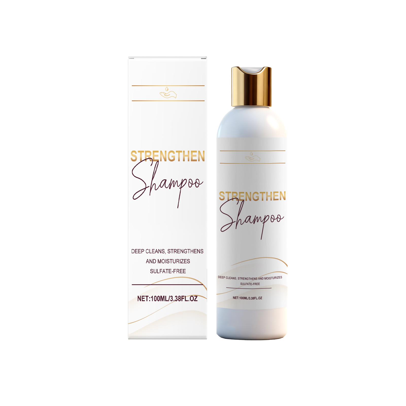 Nourishing Hair Shampoo Plant Essence Formula Mild Clean Scalp Moisturize Smooth Shiny Hair