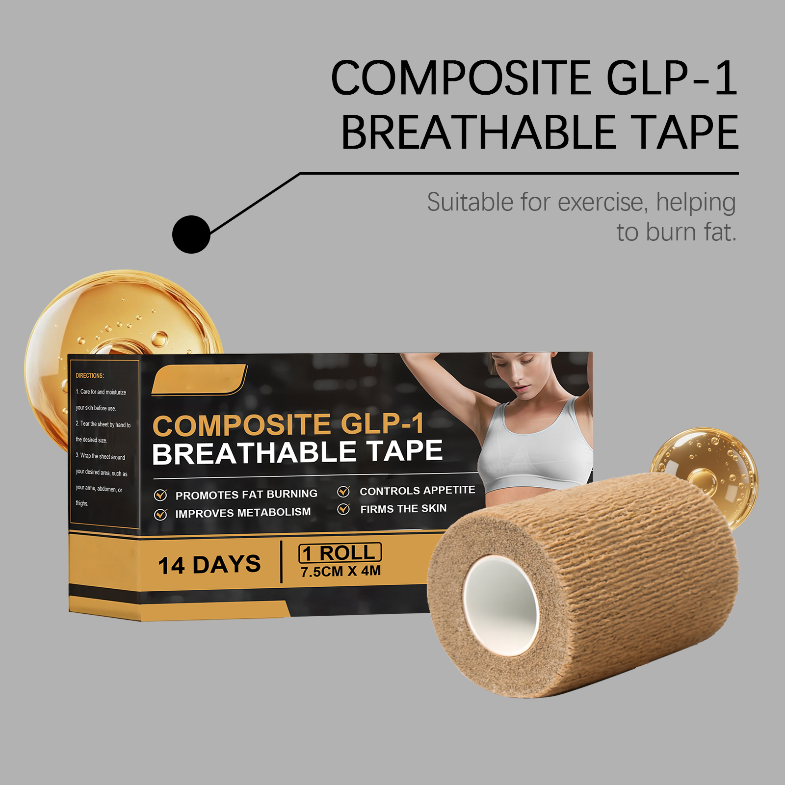 Body Care Bandage Daily Gentle Nourish Skin Portable Comfort Close Fit Body Maintenance Protection Care