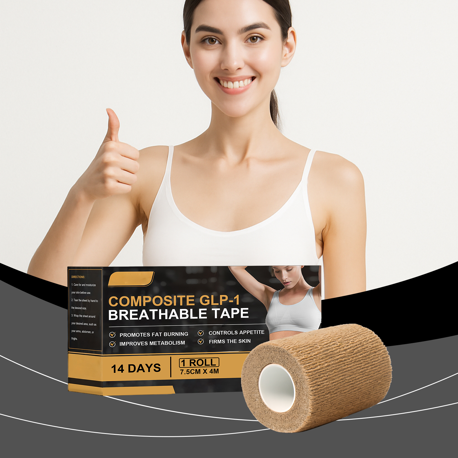 Body Care Bandage Daily Gentle Nourish Skin Portable Comfort Close Fit Body Maintenance Protection Care