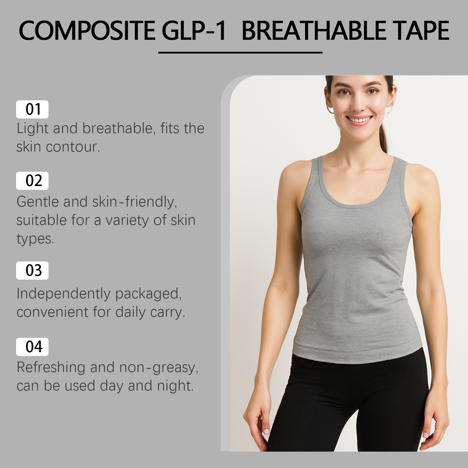 Body Care Bandage Daily Gentle Nourish Skin Portable Comfort Close Fit Body Maintenance Protection Care