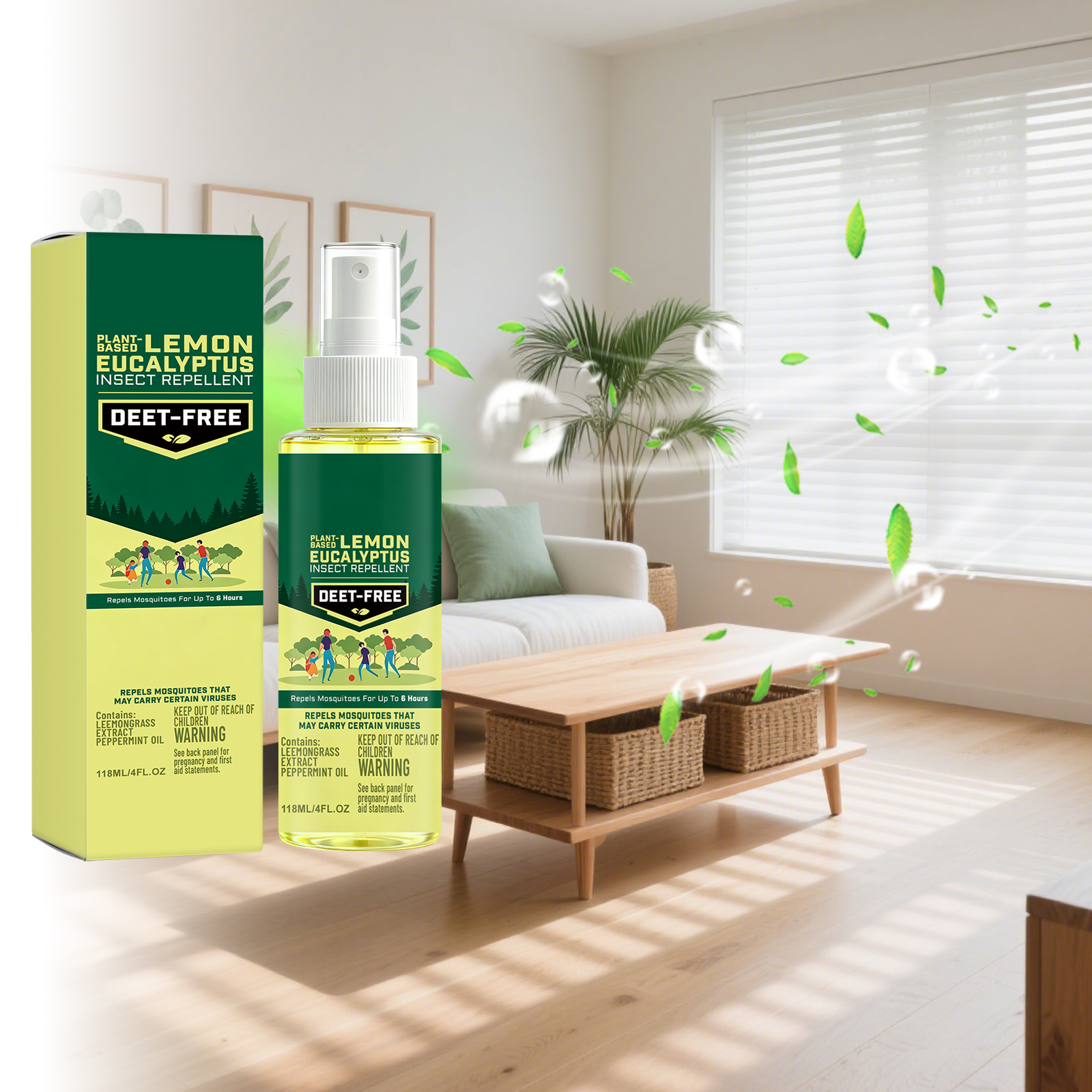Mosquito Repellent Liquid Mild Formula Portable Easy Use Indoor Outdoor Daily Anti Bite Insect Protection Spray