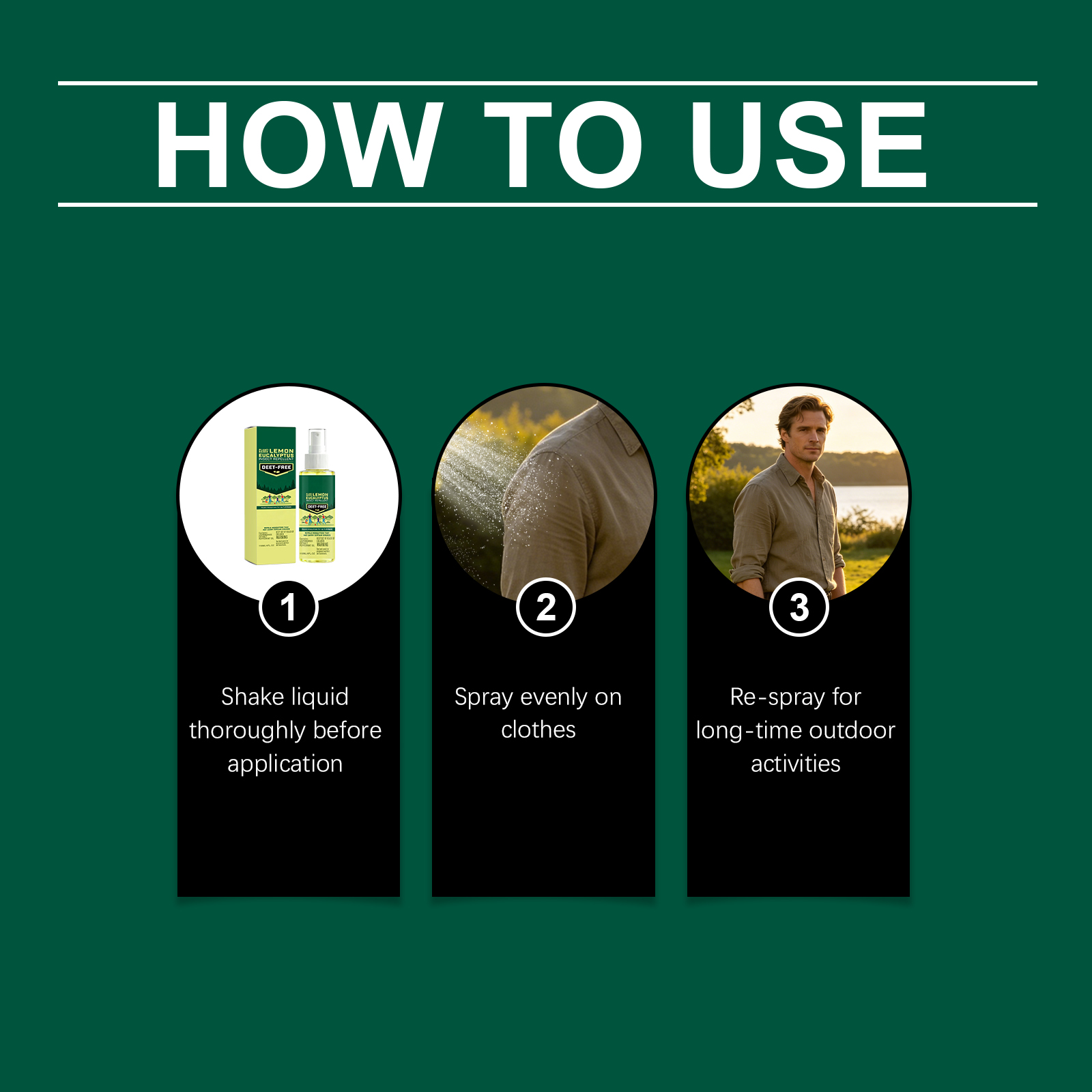 Mosquito Repellent Liquid Mild Formula Portable Easy Use Indoor Outdoor Daily Anti Bite Insect Protection Spray
