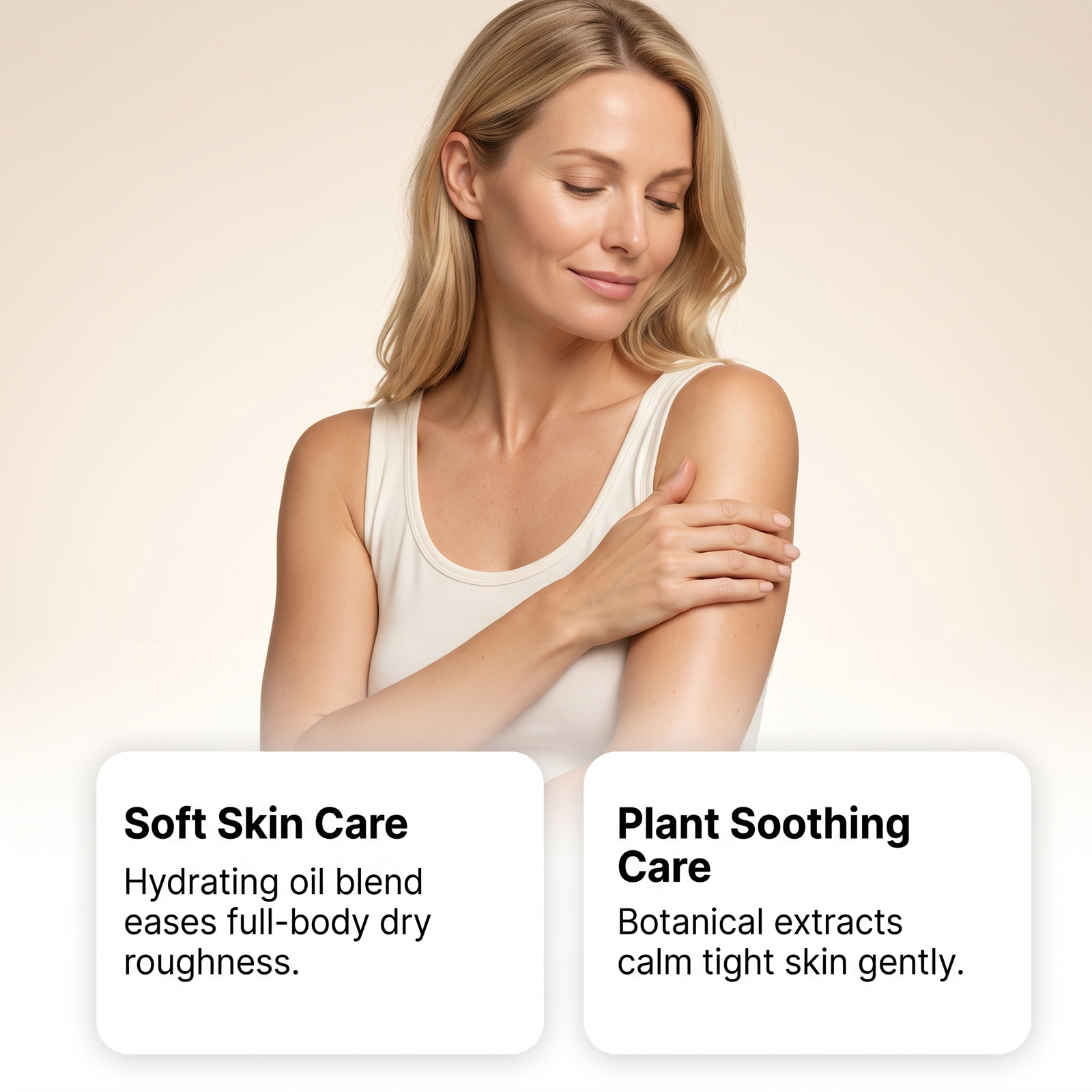 Body Care Cream Cool Gentle Mild Nourish Local Skin Daily Moisturizing Massage Protection Care