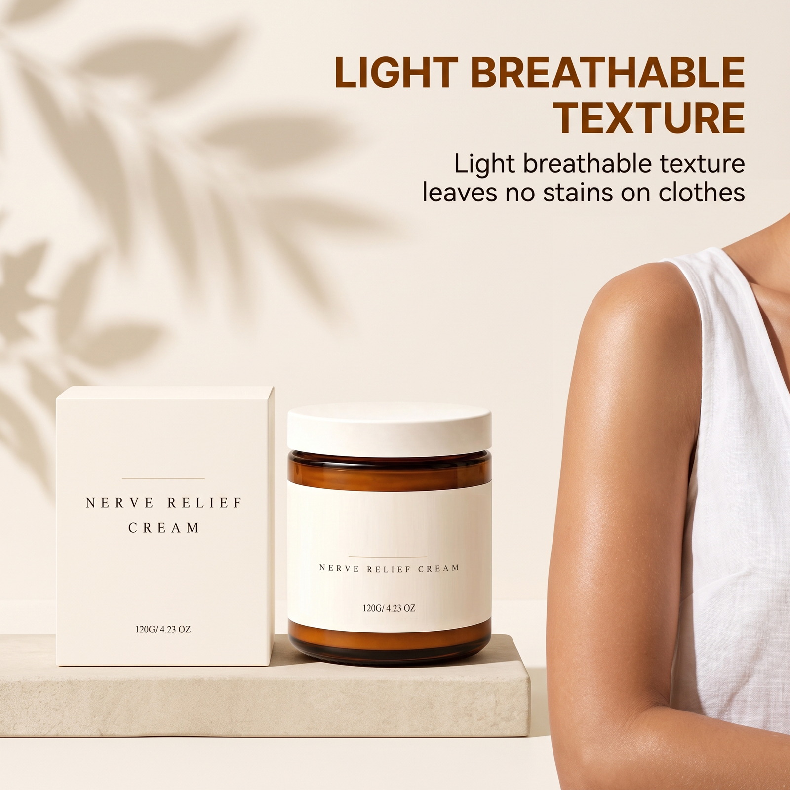 Body Care Cream Cool Gentle Mild Nourish Local Skin Daily Moisturizing Massage Protection Care