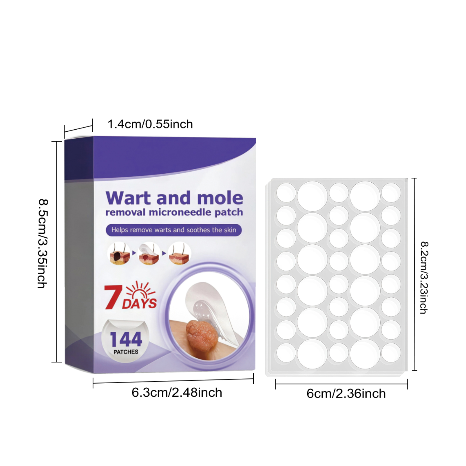 Skin Smoothing Care Patch Salicylic Acid Mild Clean Hand Foot Body Skin Gentle Moisturizing Smooth Rejuvenating