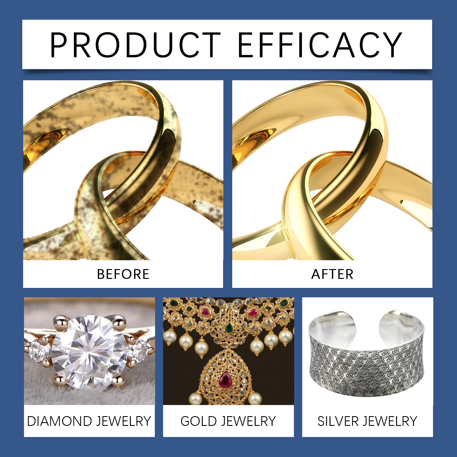 Jewelry Polishing Agent Cleansing Brightening Care Stain Remover Liquid For Jewelry Watch Chain Ornament Surface Maintenance