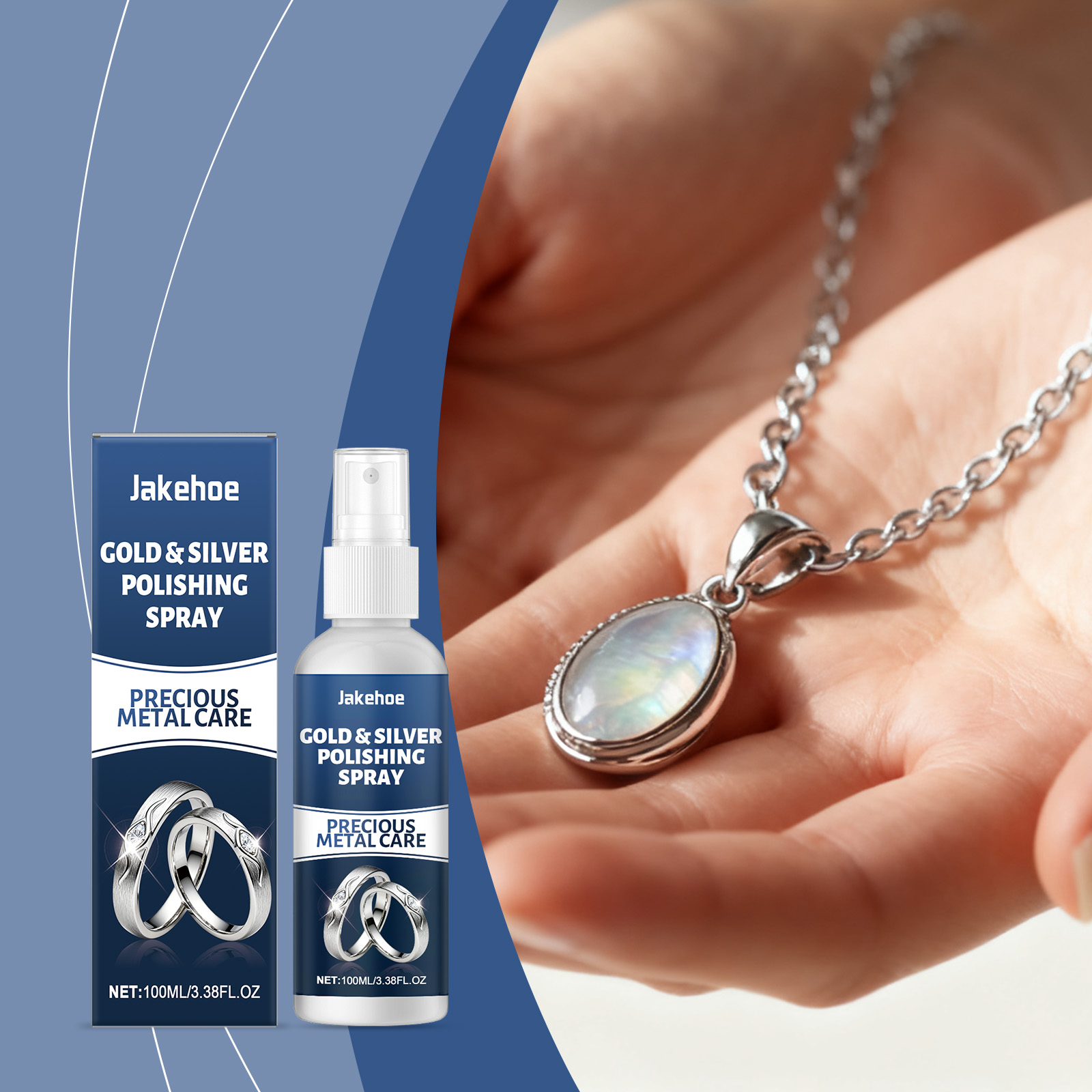 Jewelry Polishing Agent Cleansing Brightening Care Stain Remover Liquid For Jewelry Watch Chain Ornament Surface Maintenance