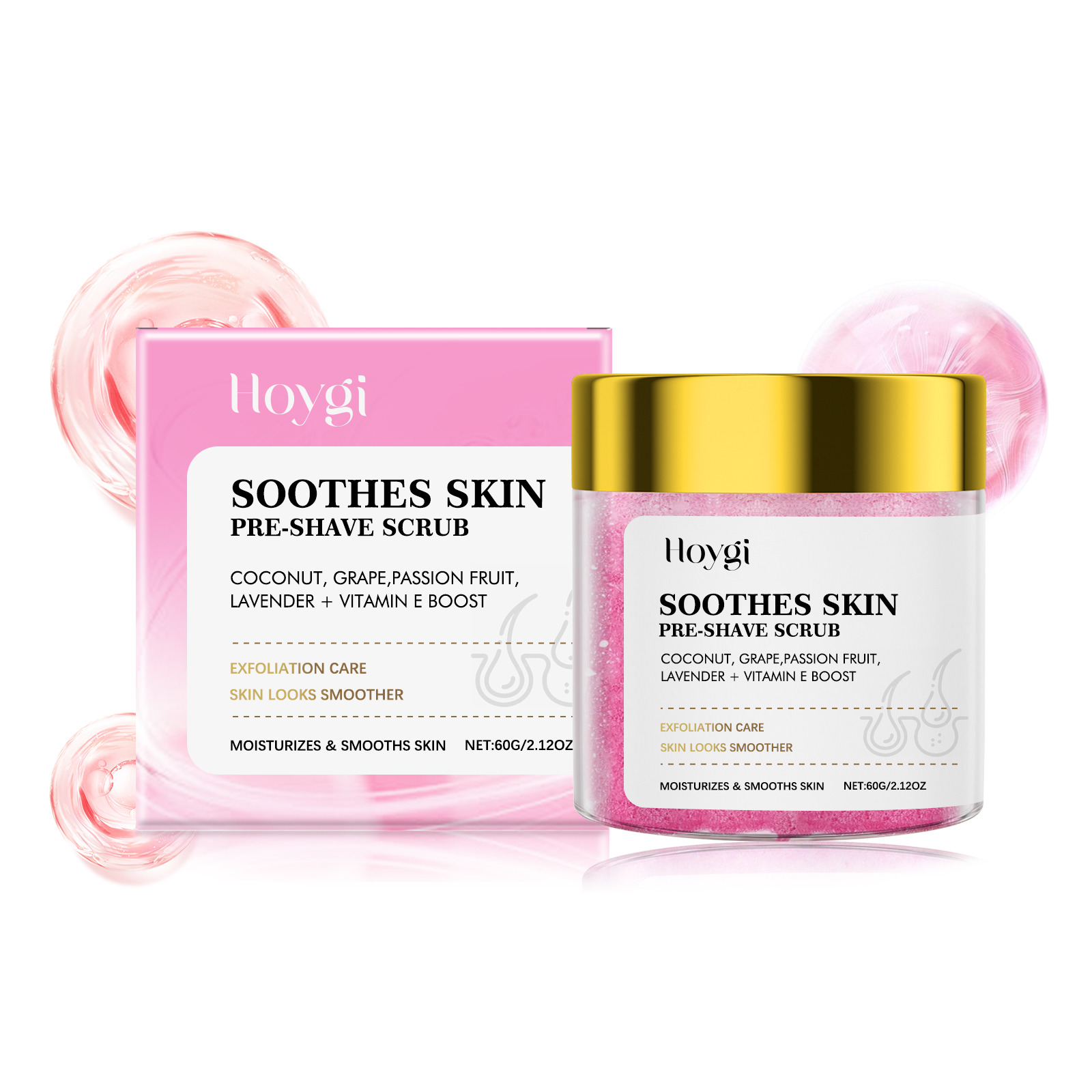 Exfoliating Scrub Before Hair Removal And Shaving Gentle Cleansing Care For Whole Body Smooth Moisturizing Hair Removal Scrub