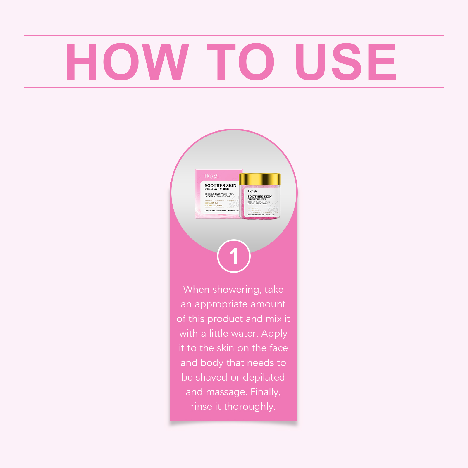 Exfoliating Scrub Before Hair Removal And Shaving Gentle Cleansing Care For Whole Body Smooth Moisturizing Hair Removal Scrub