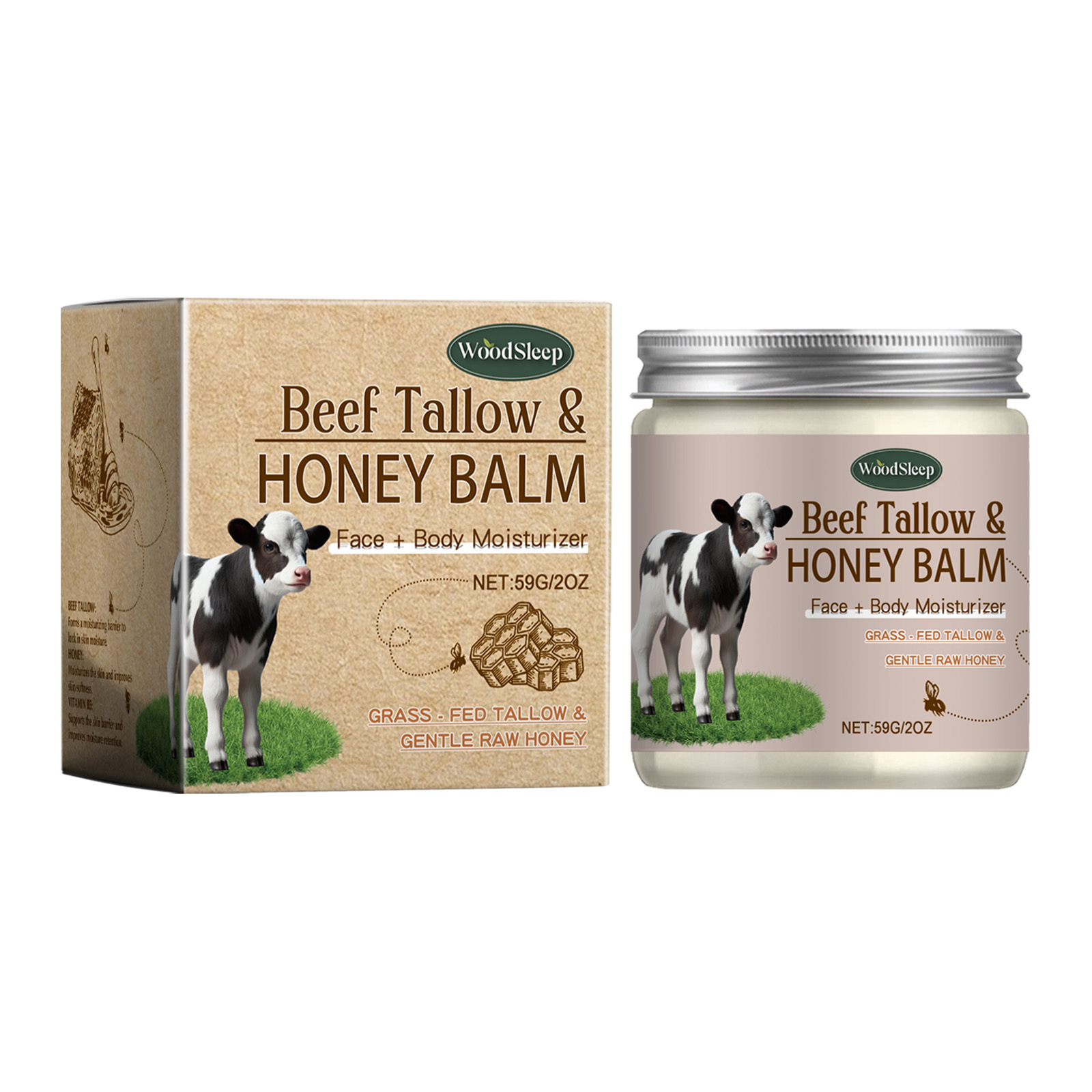 Multi Functional Moisturizing Cream Body Face Hydrating Light Honey Skin Care Essence Soft