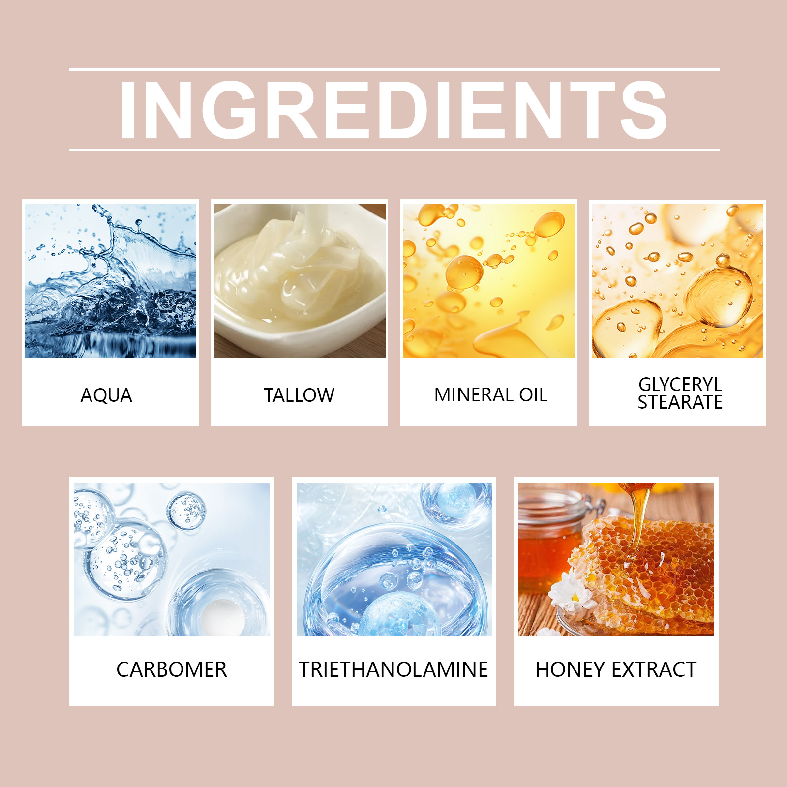 Multi Functional Moisturizing Cream Body Face Hydrating Light Honey Skin Care Essence Soft