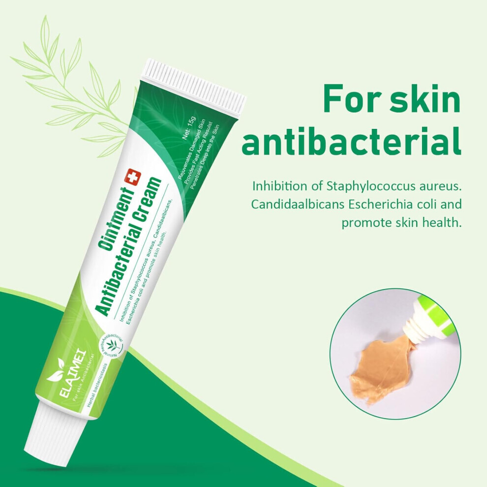 Antibacterial Cream for Skin Infection Disinfection Antibacterial Cream Anti Escherichia Coli Itchy Skin Relief for Adults
