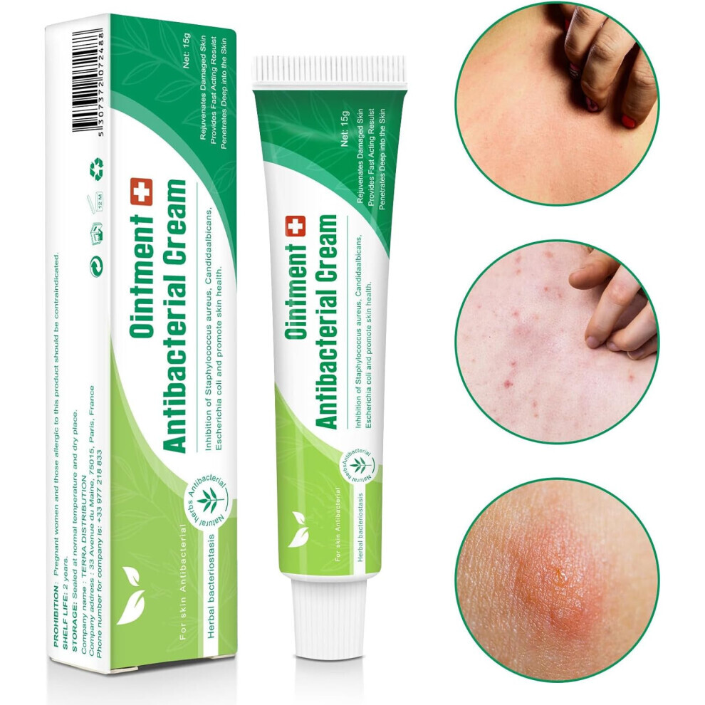 Antibacterial Cream for Skin Infection Disinfection Antibacterial Cream Anti Escherichia Coli Itchy Skin Relief for Adults