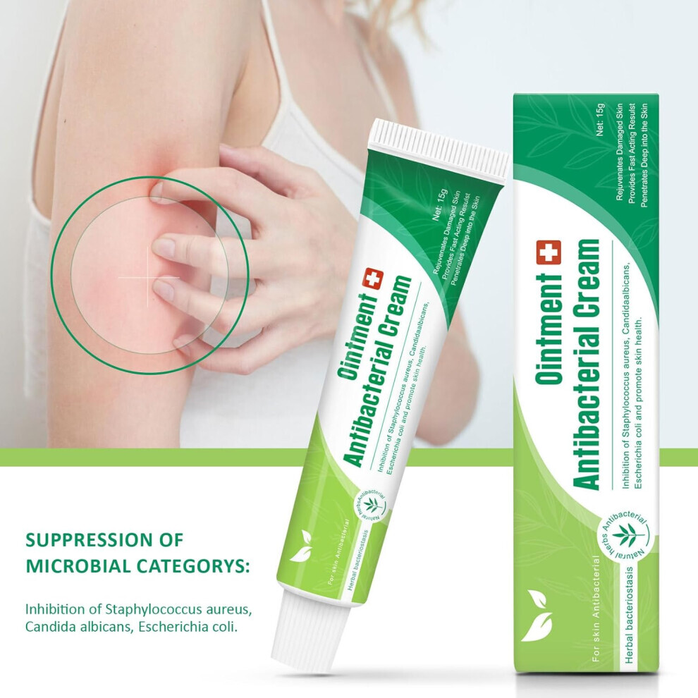 Antibacterial Cream for Skin Infection Disinfection Antibacterial Cream Anti Escherichia Coli Itchy Skin Relief for Adults